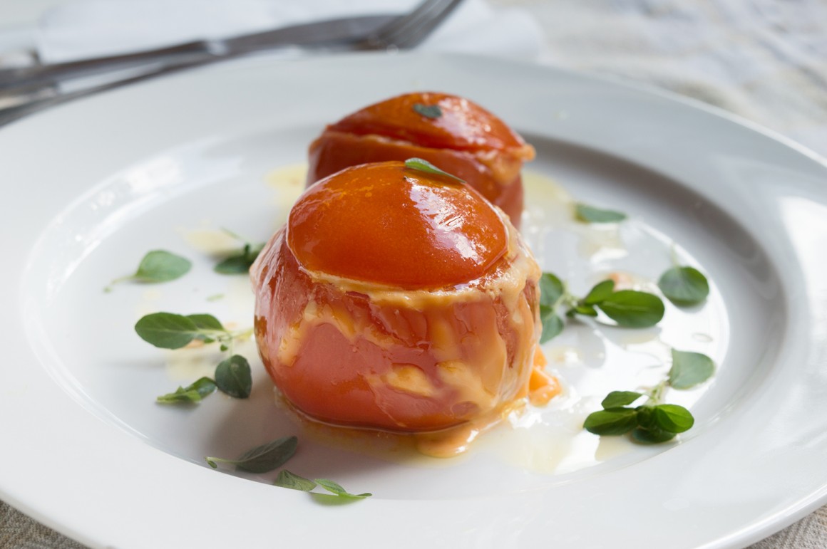 Gefüllte Tomaten mit Schafskäse