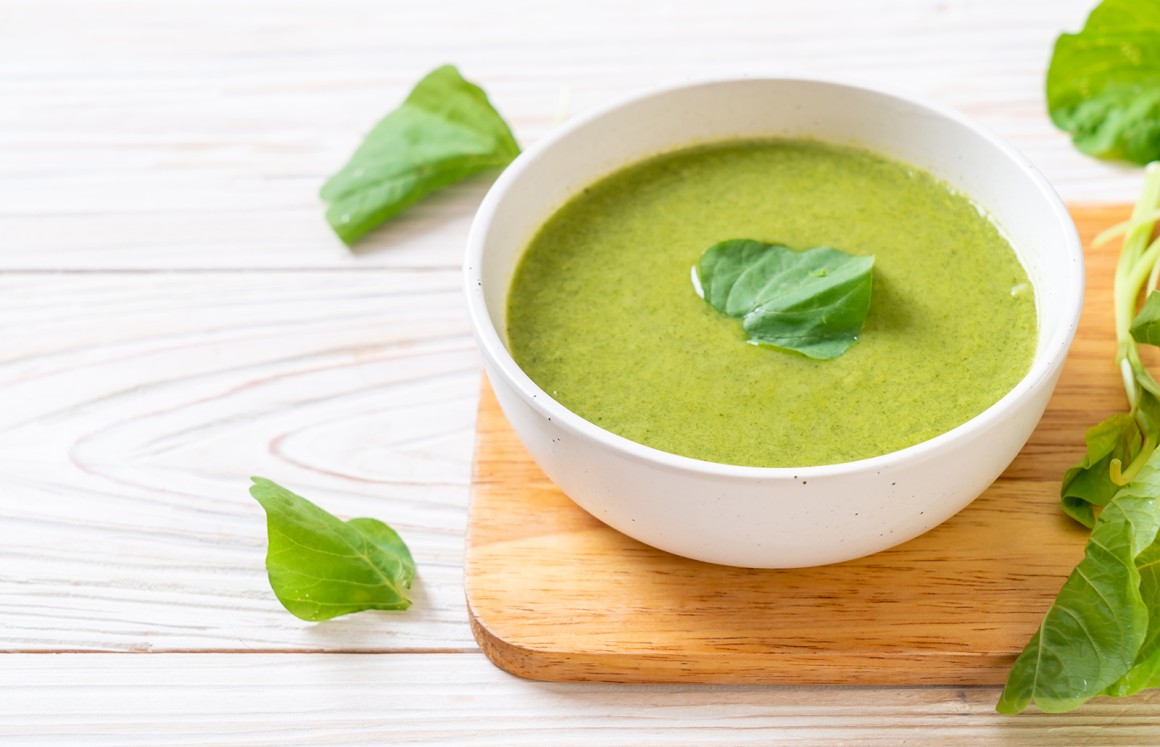 Spinatsuppe
