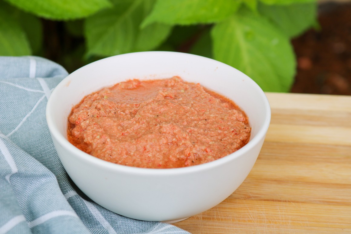 Cashewaufstrich mit Paprika