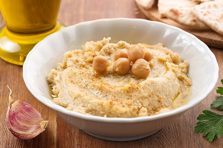 Hummus mit Erdnussbutter