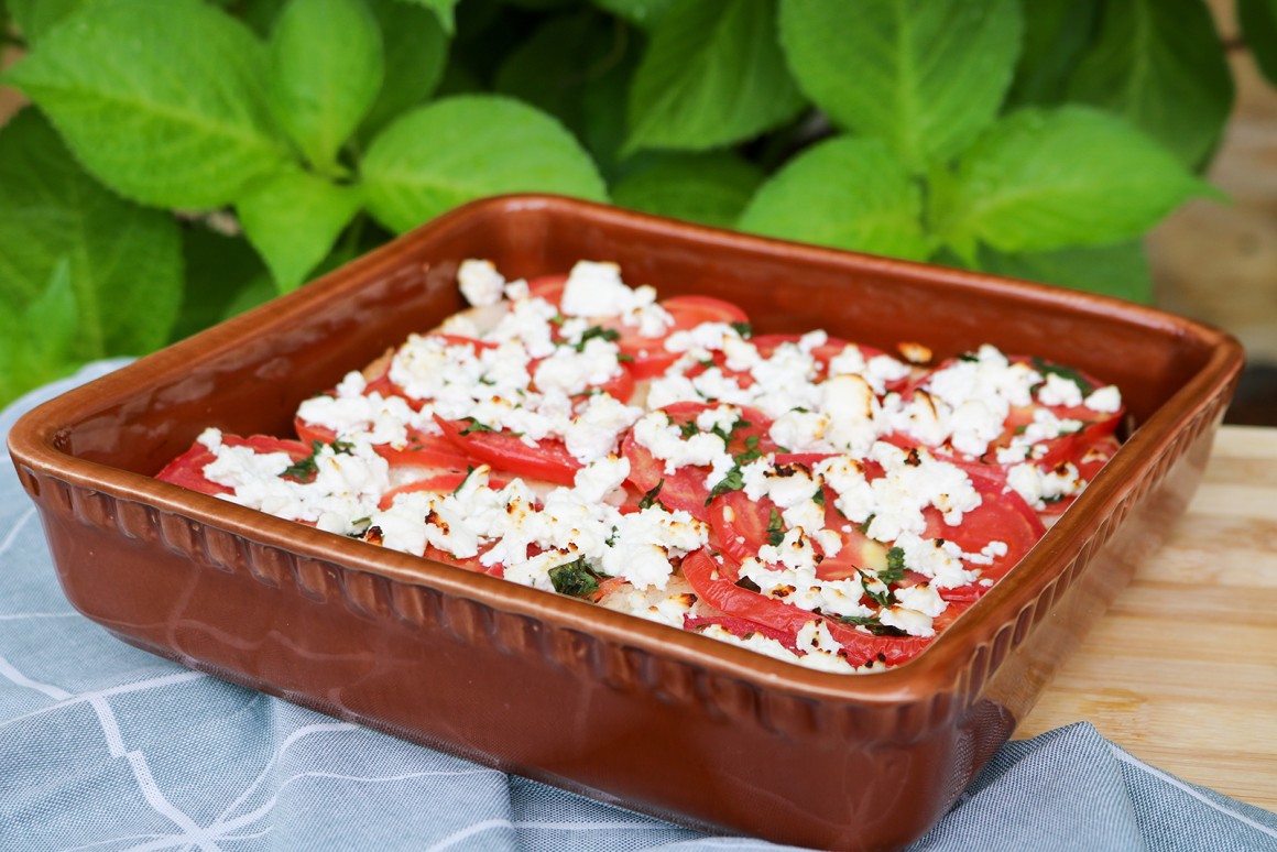 Feta-Tomaten-Auflauf