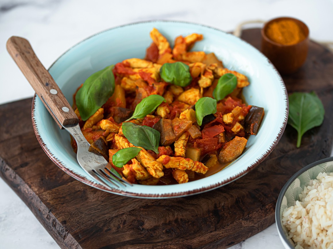 Putencurry mit Mango
