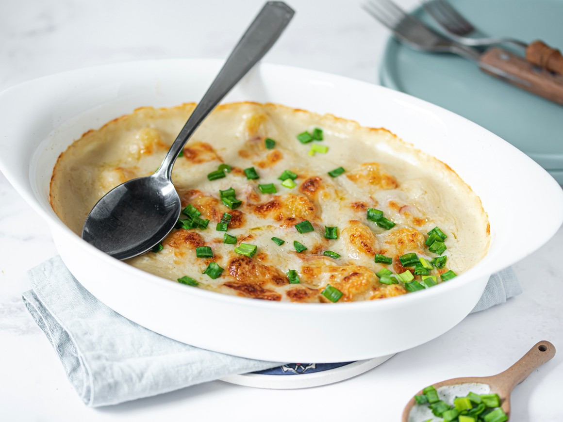Gnocchi-Auflauf mit Schinken
