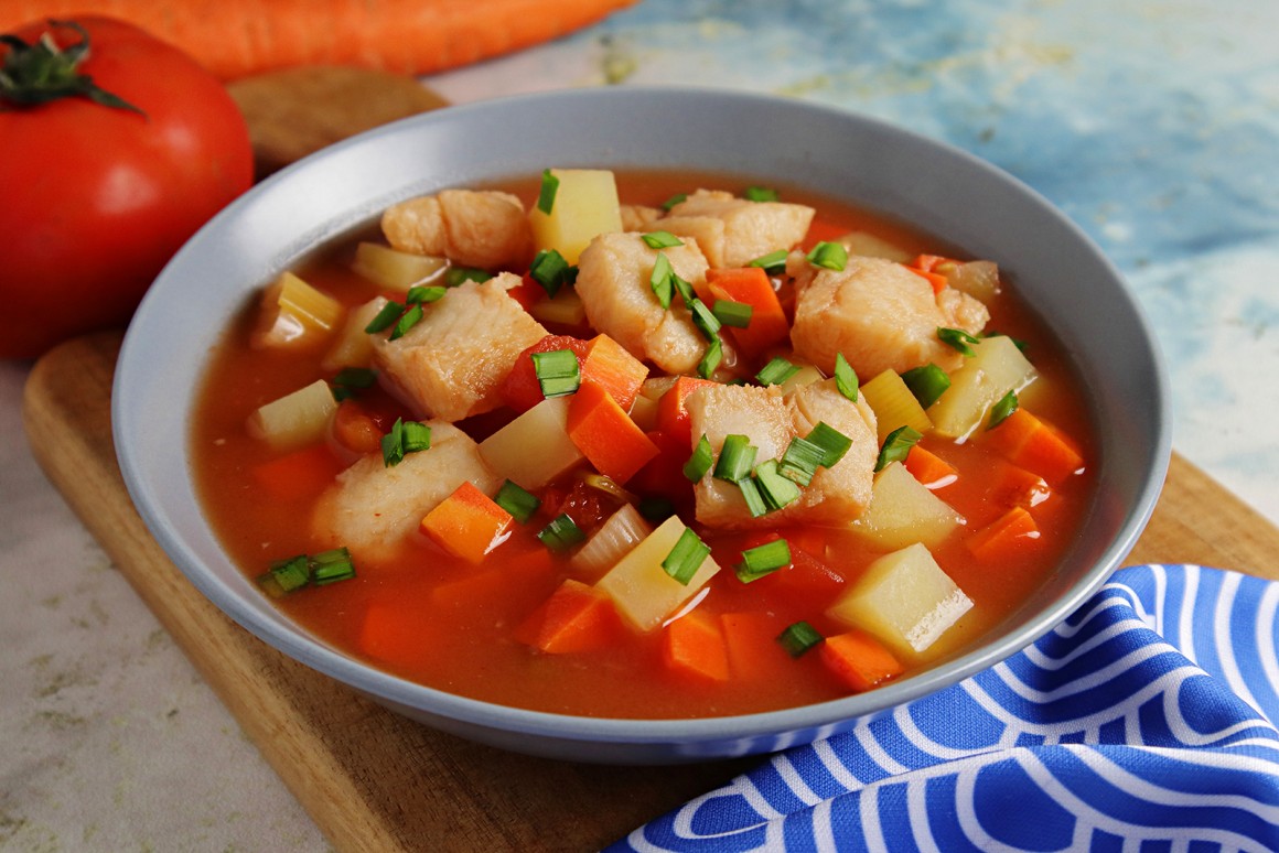 Gemüse-Fisch-Eintopf - Rezept