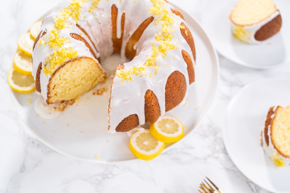 Pound Cake mit Zitronenguss