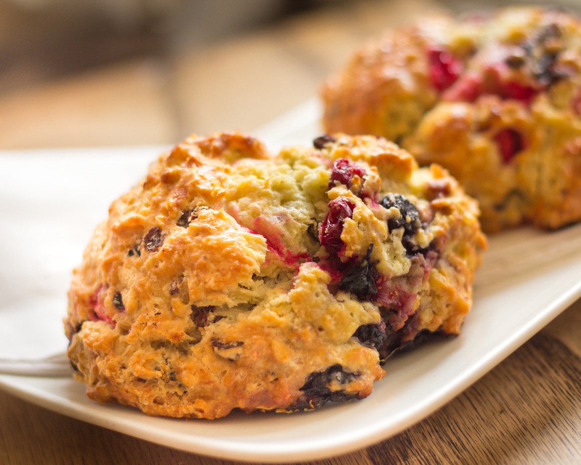 Schoko-Cranberry-Scones