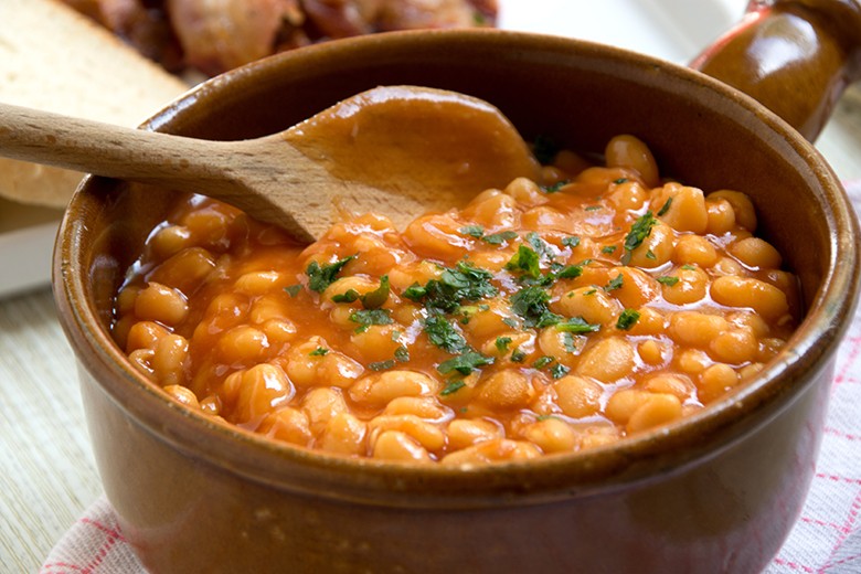Gebackene Chili-Bohnen