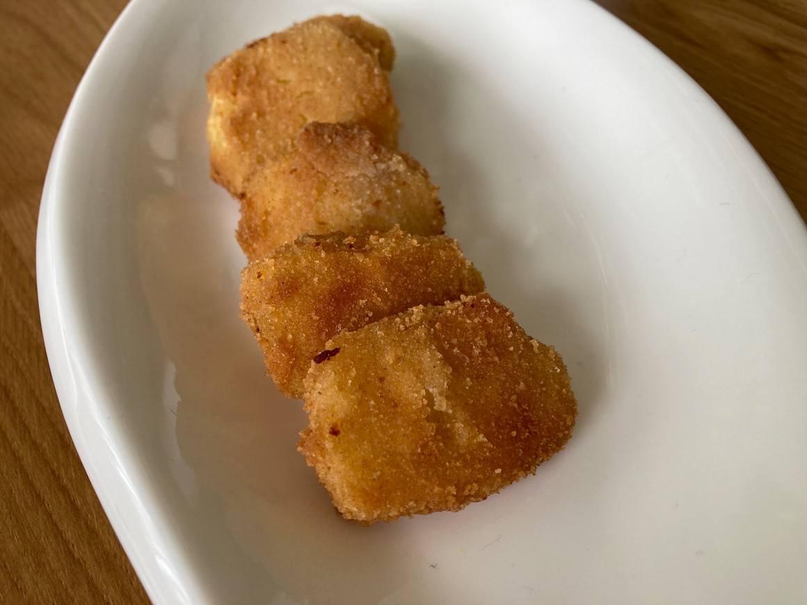 Panierte Kartoffelscheiben