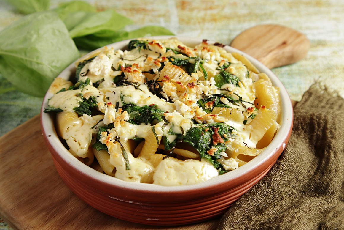 Gnocchi-Auflauf mit Spinat