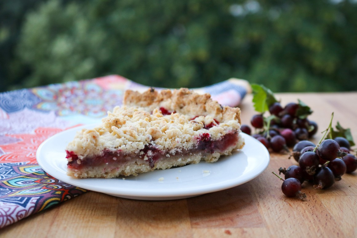 Stachelbeerkuchen mit Streusel