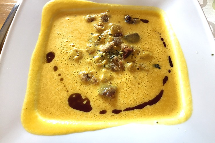 Vegane Kürbiscremesuppe