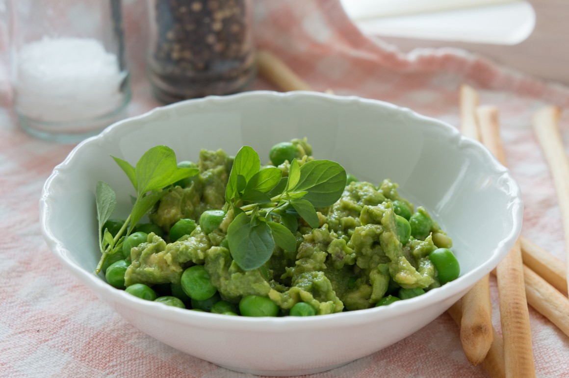 Erbsen-Avocado-Tatar