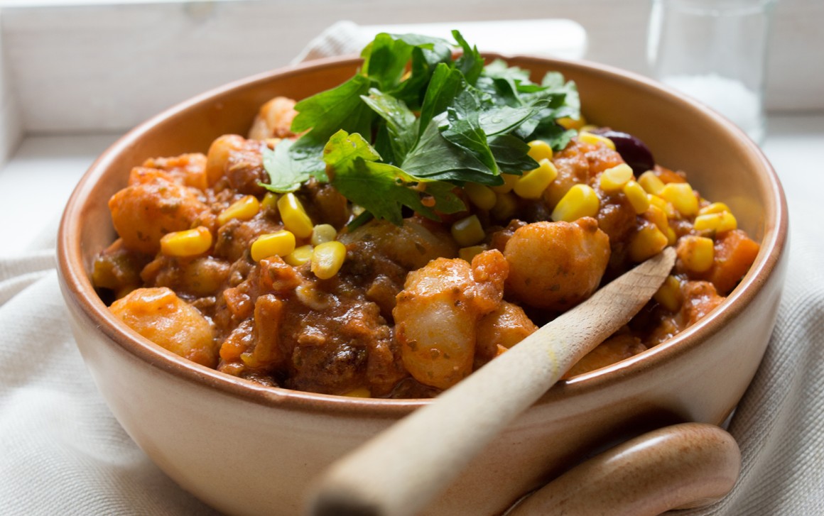 Herzhafte Gnocchi-Pfanne Mit Hackfleisch - Rezept