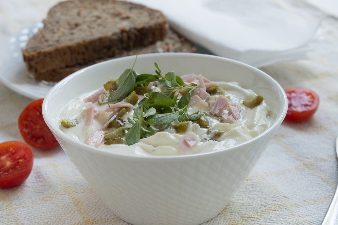 Schinken-Frischkäse-Dip