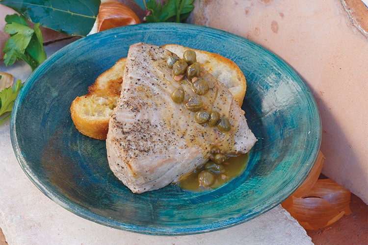 Tonno briaco alla marchigiana - Besoffener Thunfisch