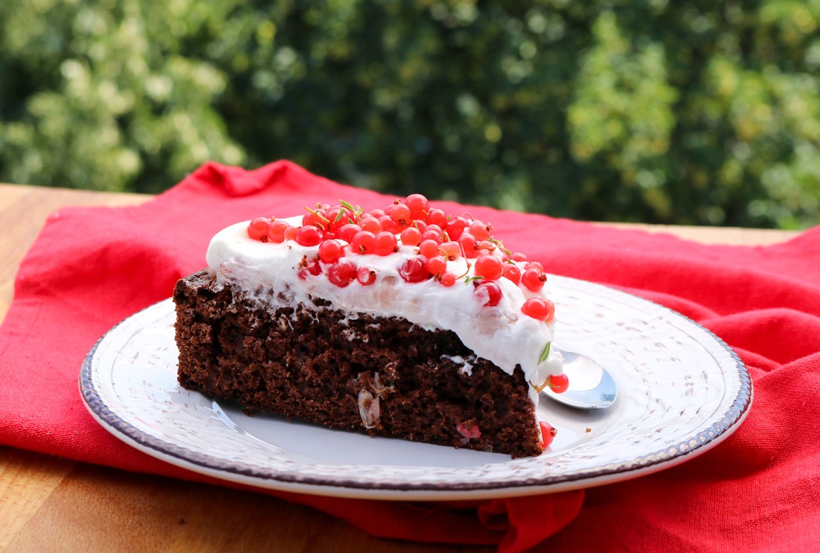 Johannisbeercreme-Torte
