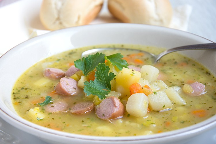 Deftige Kartoffelsuppe