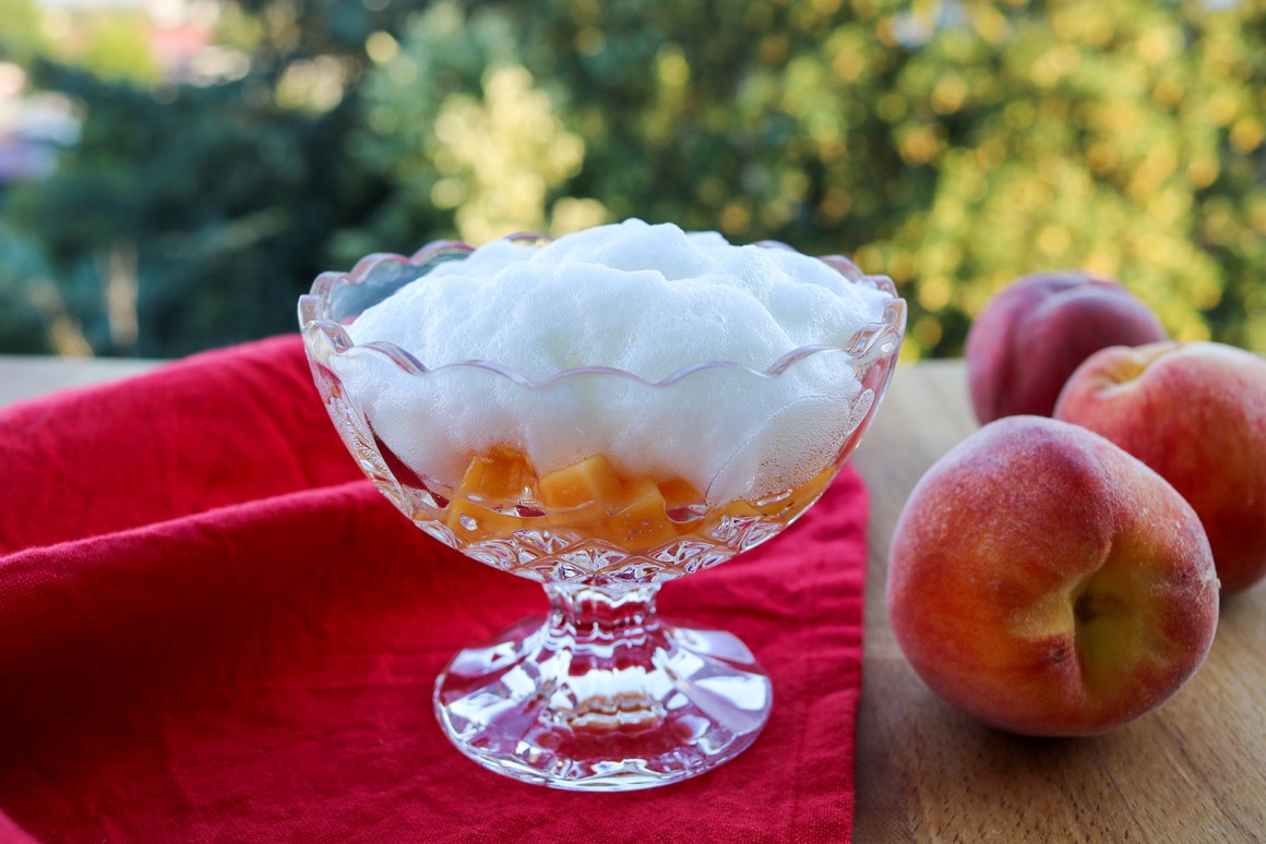 Pfirsich-Vanille-Creme