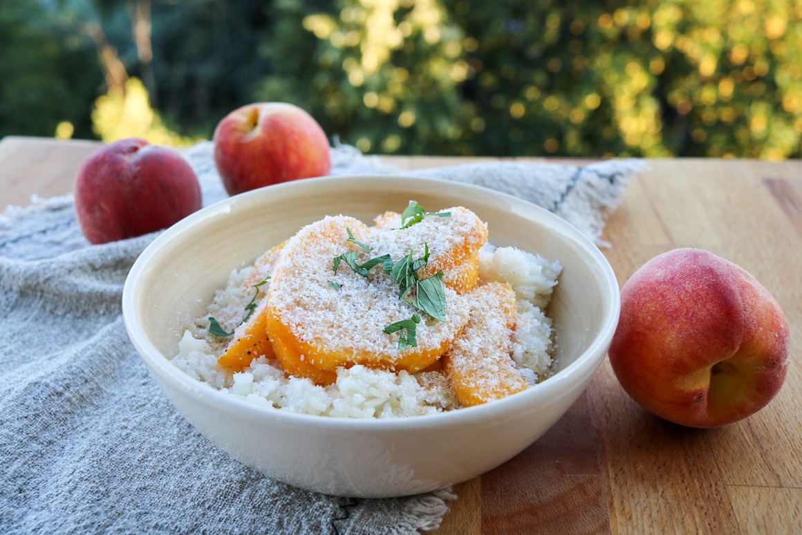 Pfirsich-Kokos-Reis - Rezept