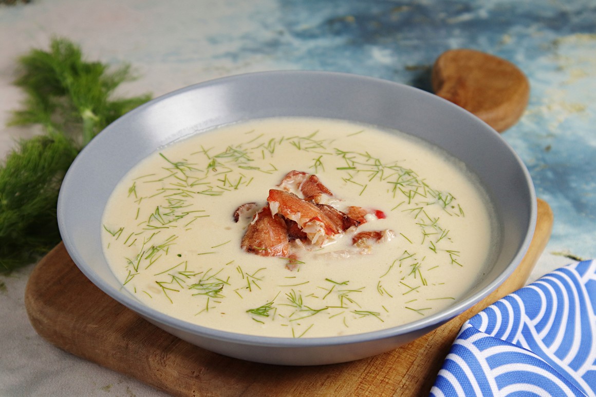 Krabben-Rahmsuppe