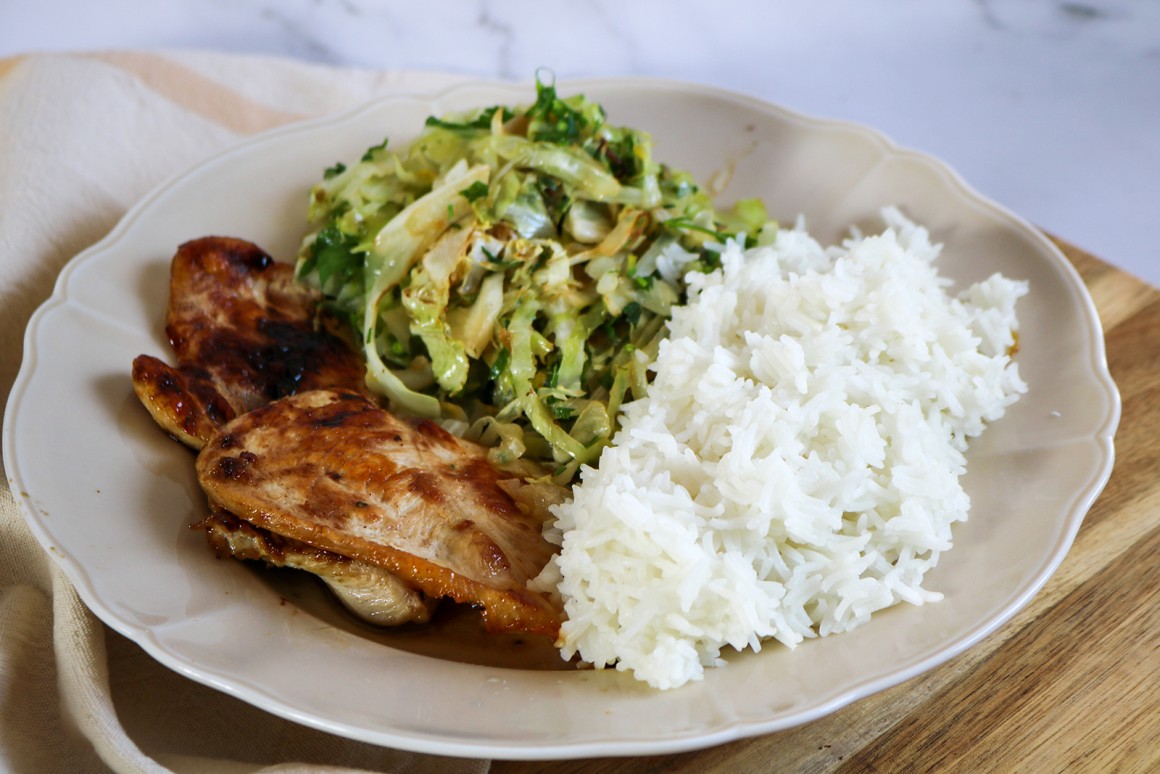 Hähnchenfilet mit Chinakohl