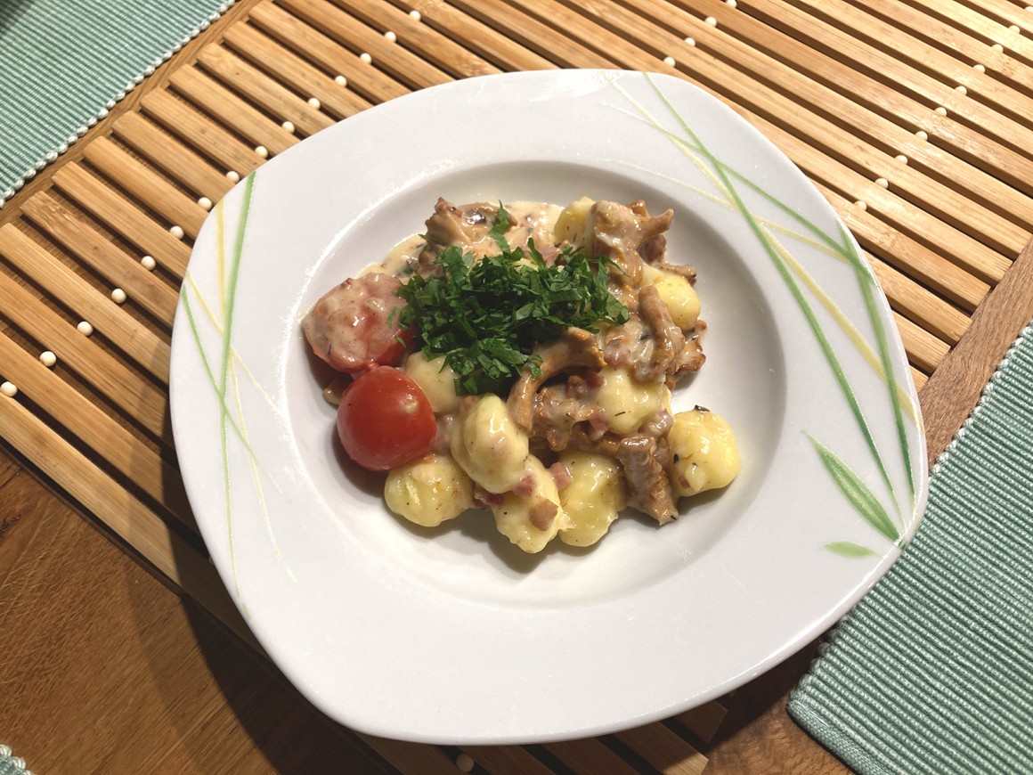 Gnocchi-Pfanne mit Pilzen