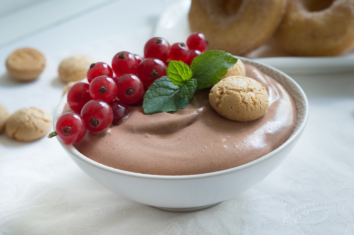 Schoko-Amaretto-Mousse