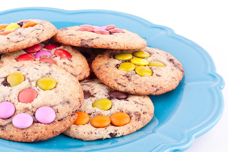 Smarties-Cookies