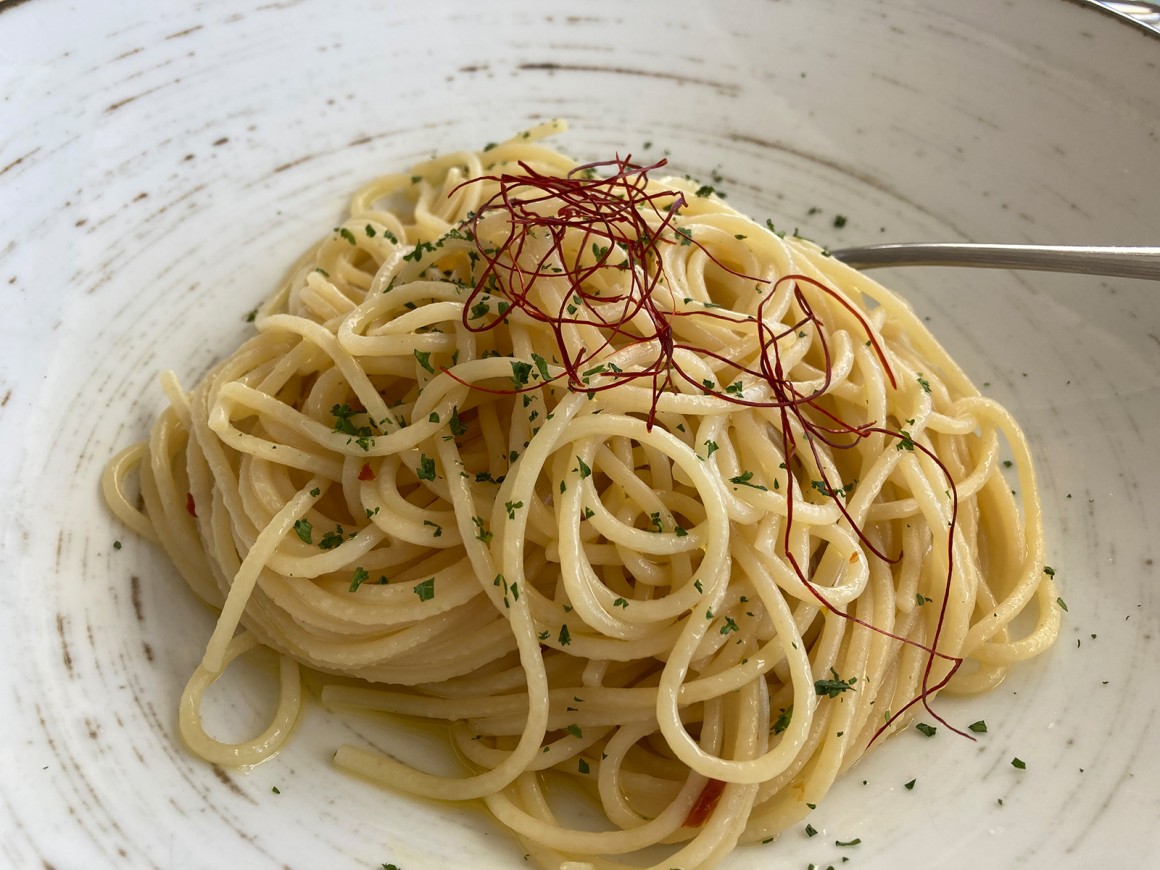Spaghetti aglio, olio e peperoncino