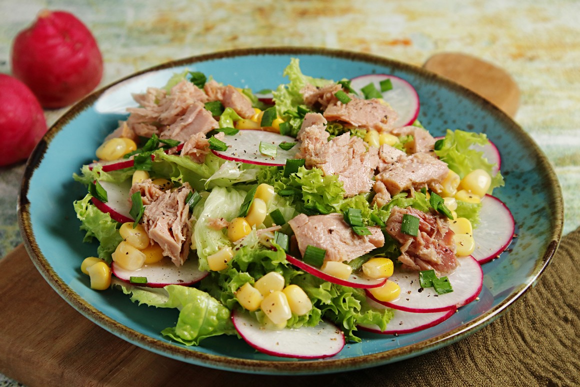 Radieschensalat mit Thunfisch