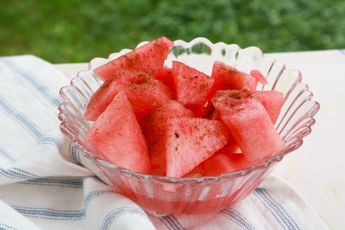 Wassermelone mit Rum