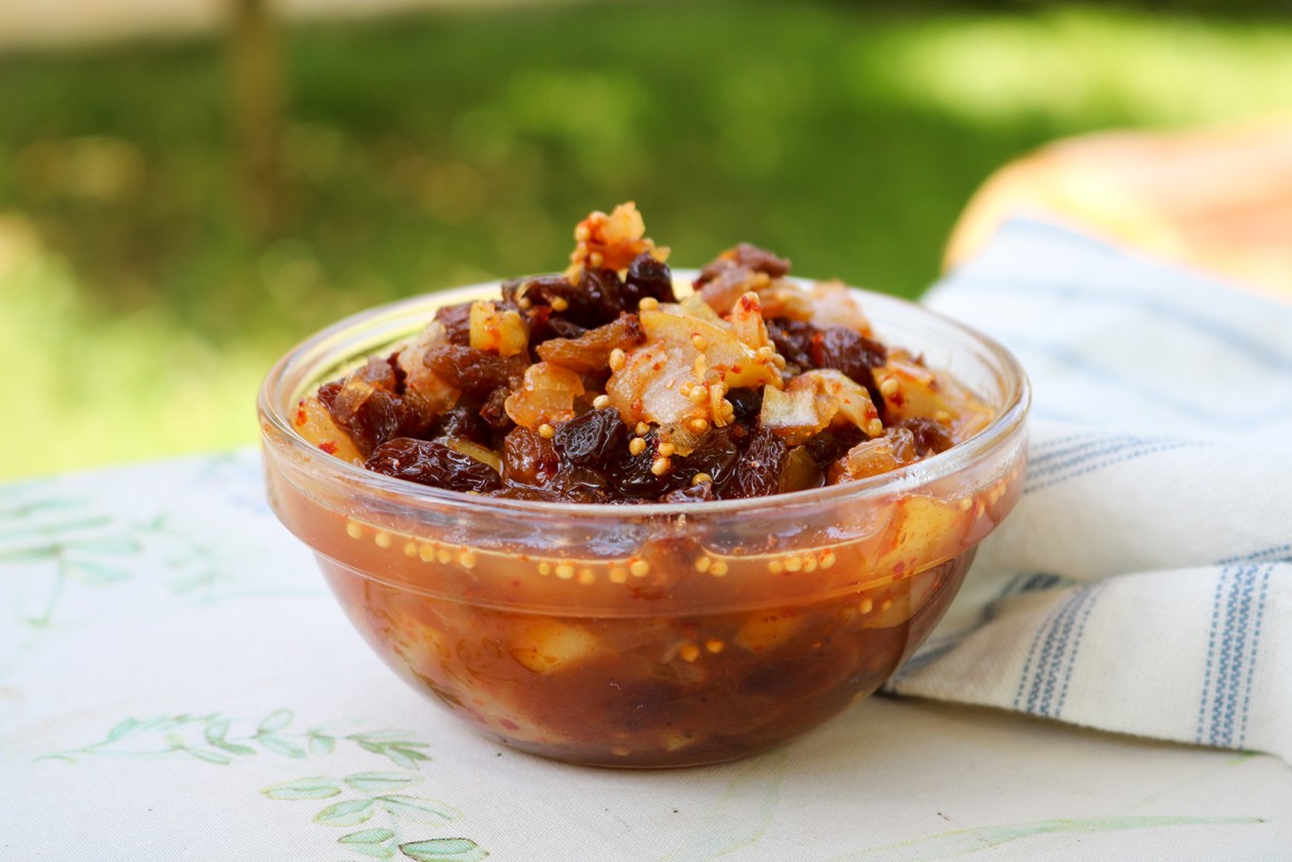Würziges Birnen-Chutney - Rezept