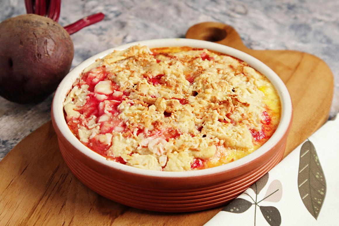 Streusel-Gemüsegratin