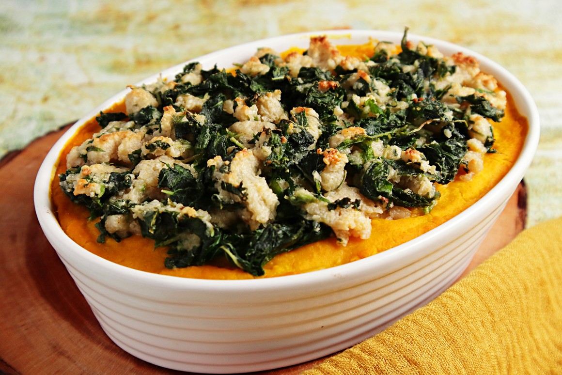 Vegane Kürbis Lasagne mit Cashew Ricotta