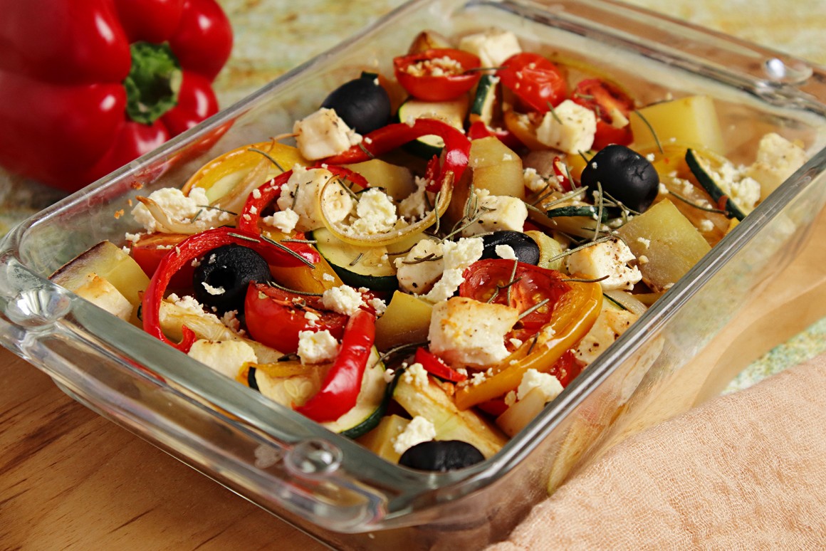 Backofengemüse mit Feta