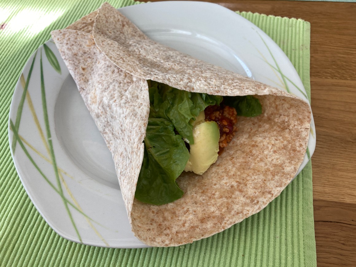 Würzige Tortillas mit Avocado