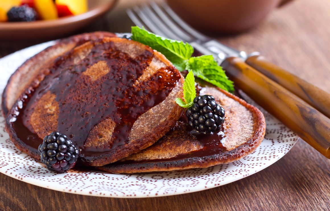 Nuss-Nougat-Pancakes