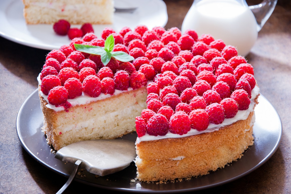 Himbeer-Joghurt-Torte