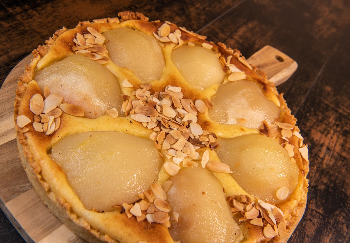 Birnen-Joghurt-Tarte