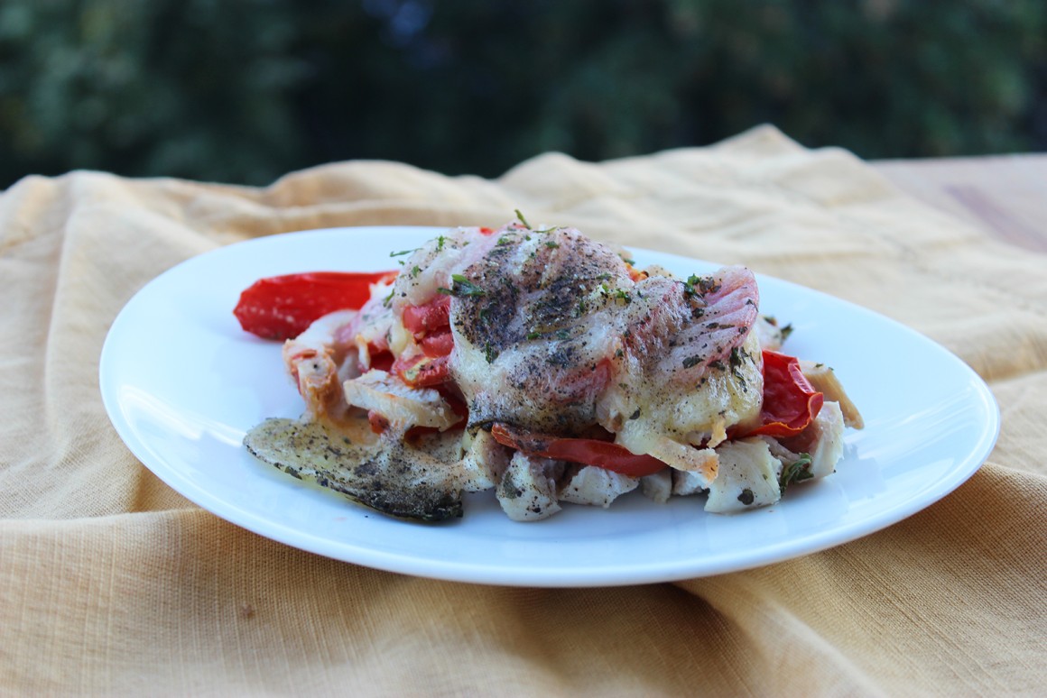 Putenbrust mit Tomate-Mozzarella