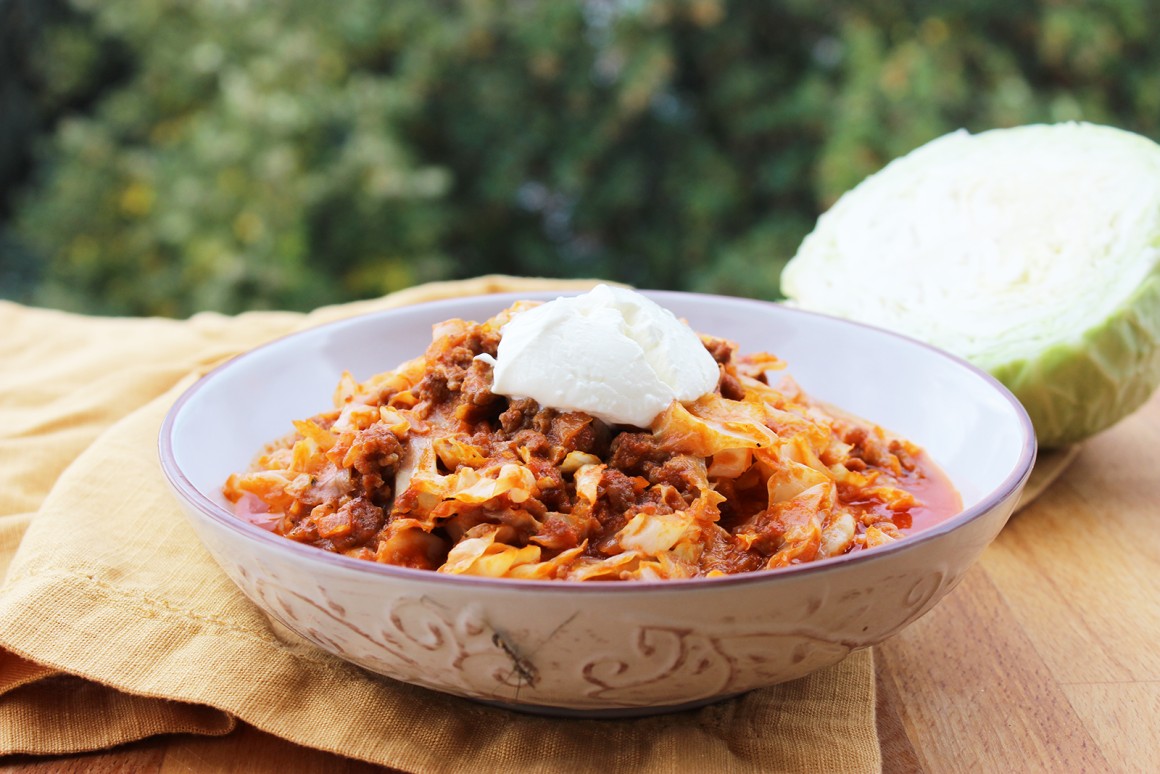 Kohlpfanne mit Hackfleisch