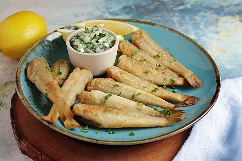 Frittierte Sardellen