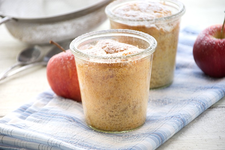 Obsttörtchen im Glas