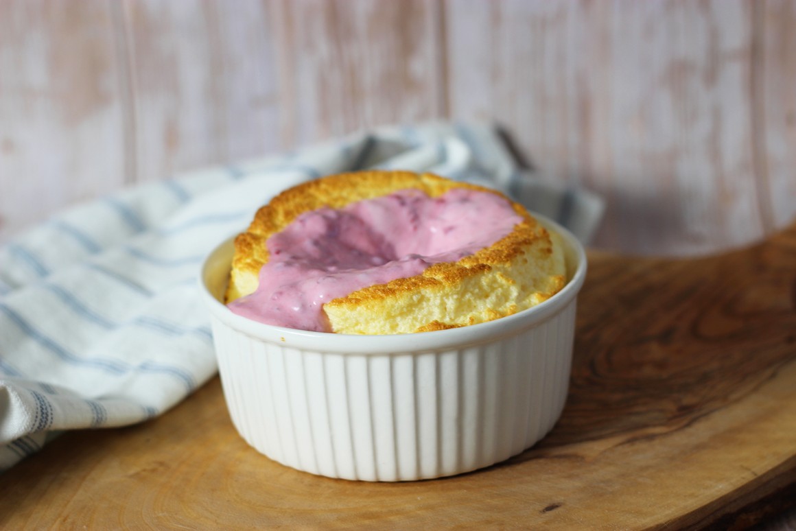 Himbeer-Quark-Soufflé