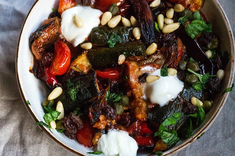 Feurige Caponata