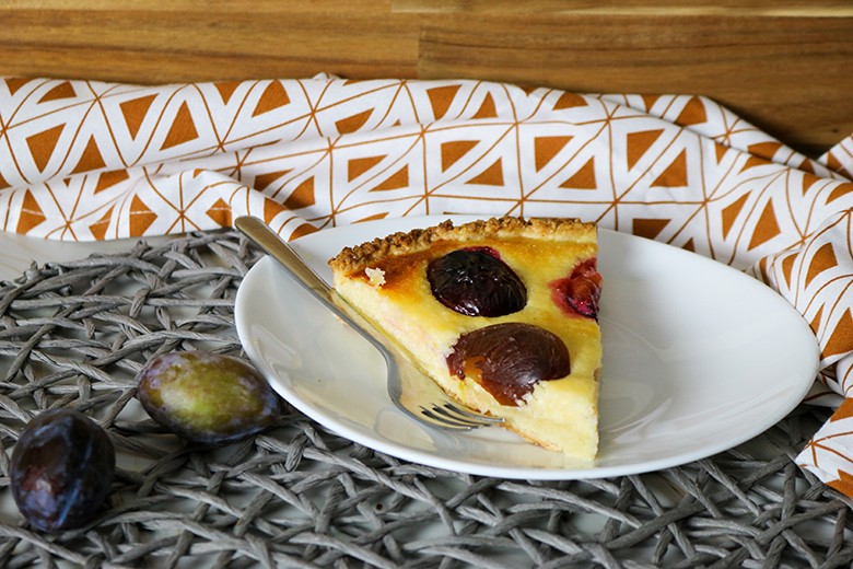 Pflaumen-Quark-Tarte