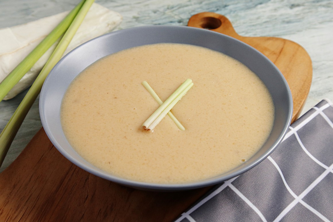 Maniok-Kokosmilch-Suppe