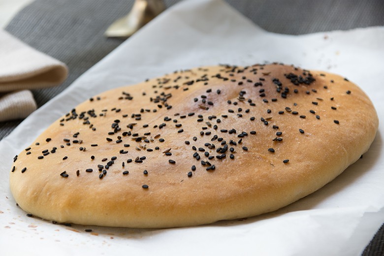 Orientalisches Fladenbrot mit Cumin