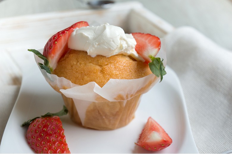 Vegane Muffins mit Creme