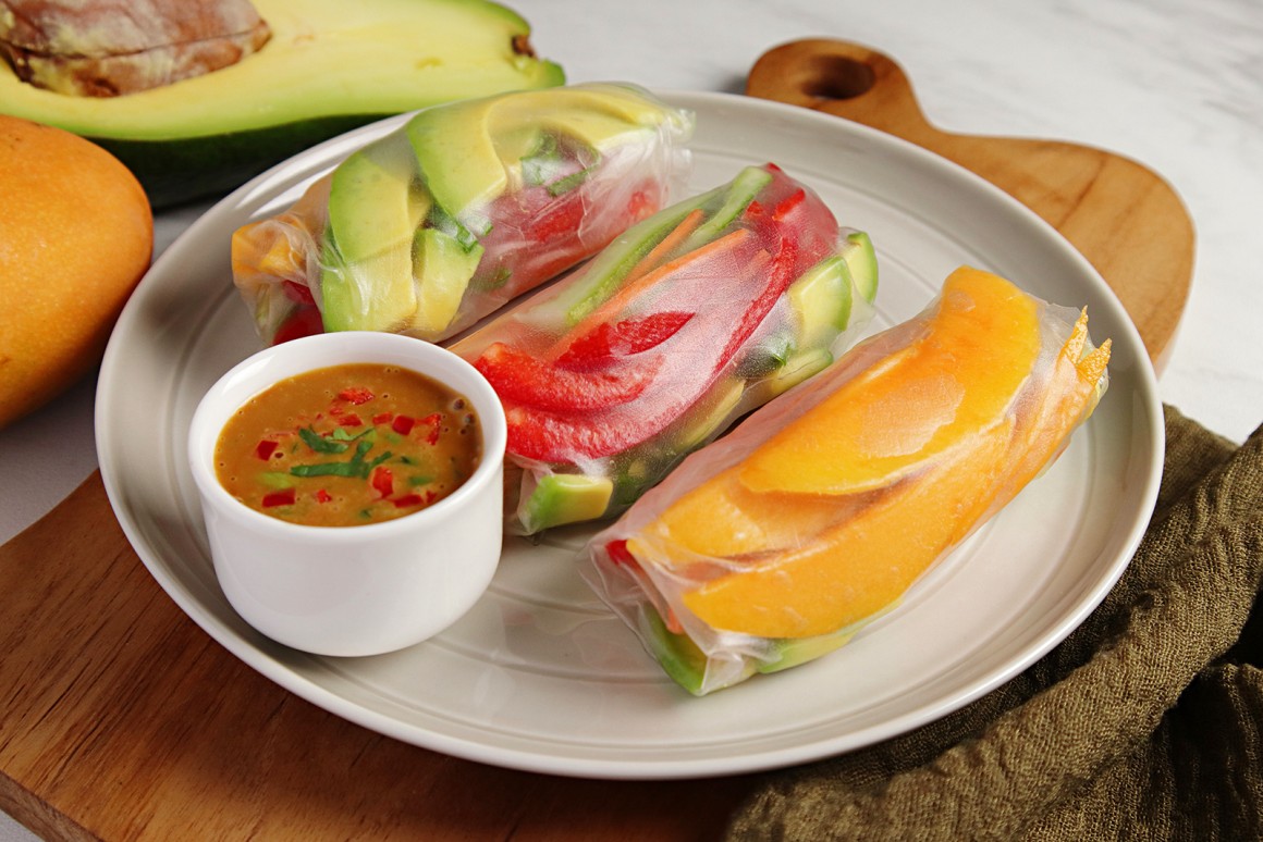 Vegetarische Sommerrollen